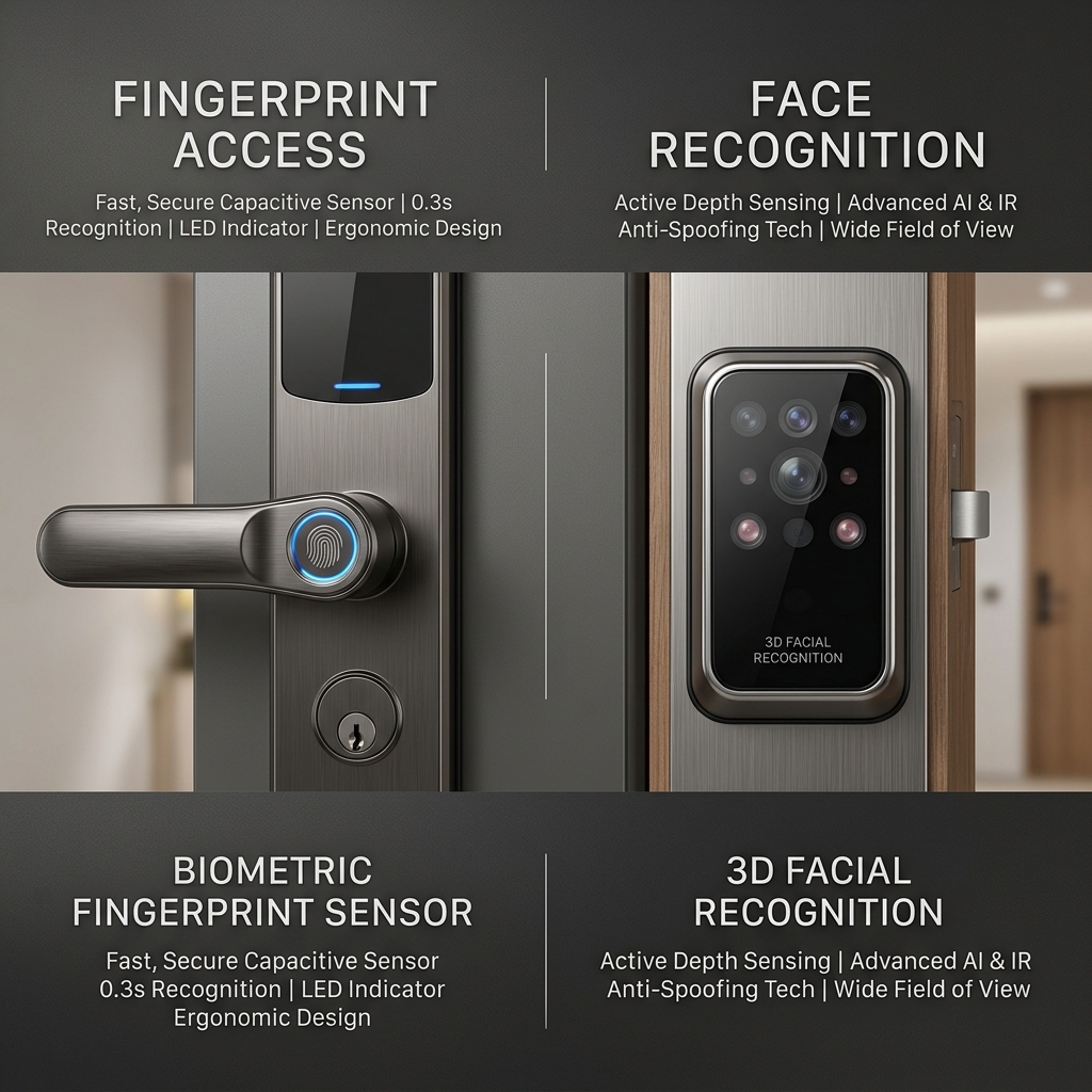 Biometria Facial vs Digital: Qual a Melhor para a Sua Porta?
