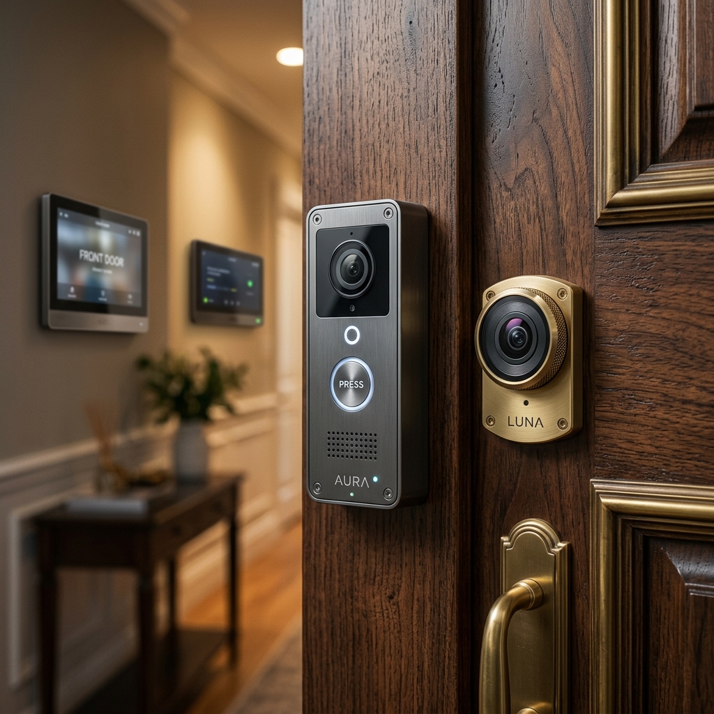 Batalha dos Olhos Mágicos Digitais Profissionais: EZVIZ DP2C vs Yale Real View Pro (Guia 2026)