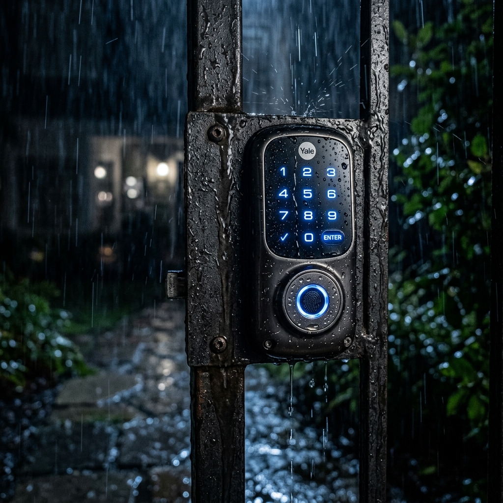 Melhor Fechadura Digital a Prova D'água para Portão Externo (Resistente ao Sol e Chuva)