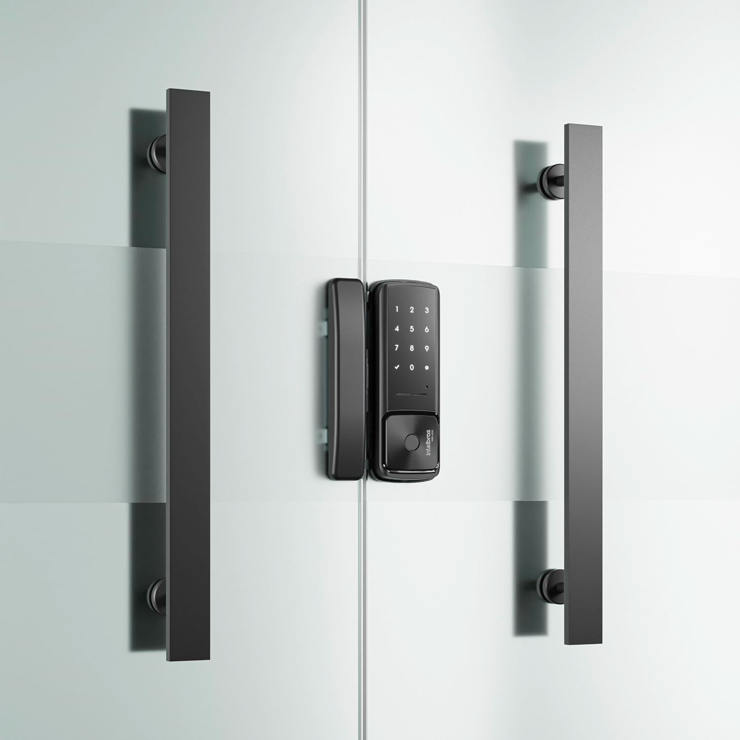 Fechadura Digital para Porta de Vidro com Puxador H: O Guia de Design de Luxo 2026