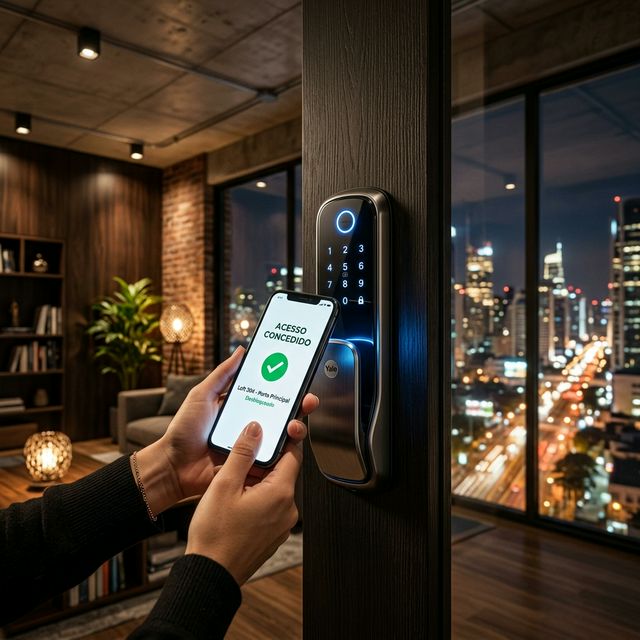 Novadigital SL-Lumi: Perfeita para Porta de Vidro