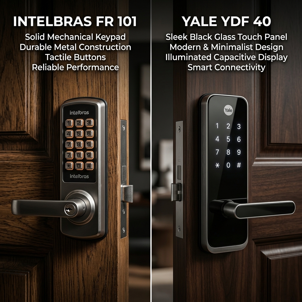Intelbras FR 101 vs Yale YDF 40: Qual a Diferença e Qual Vale Mais em 2026?