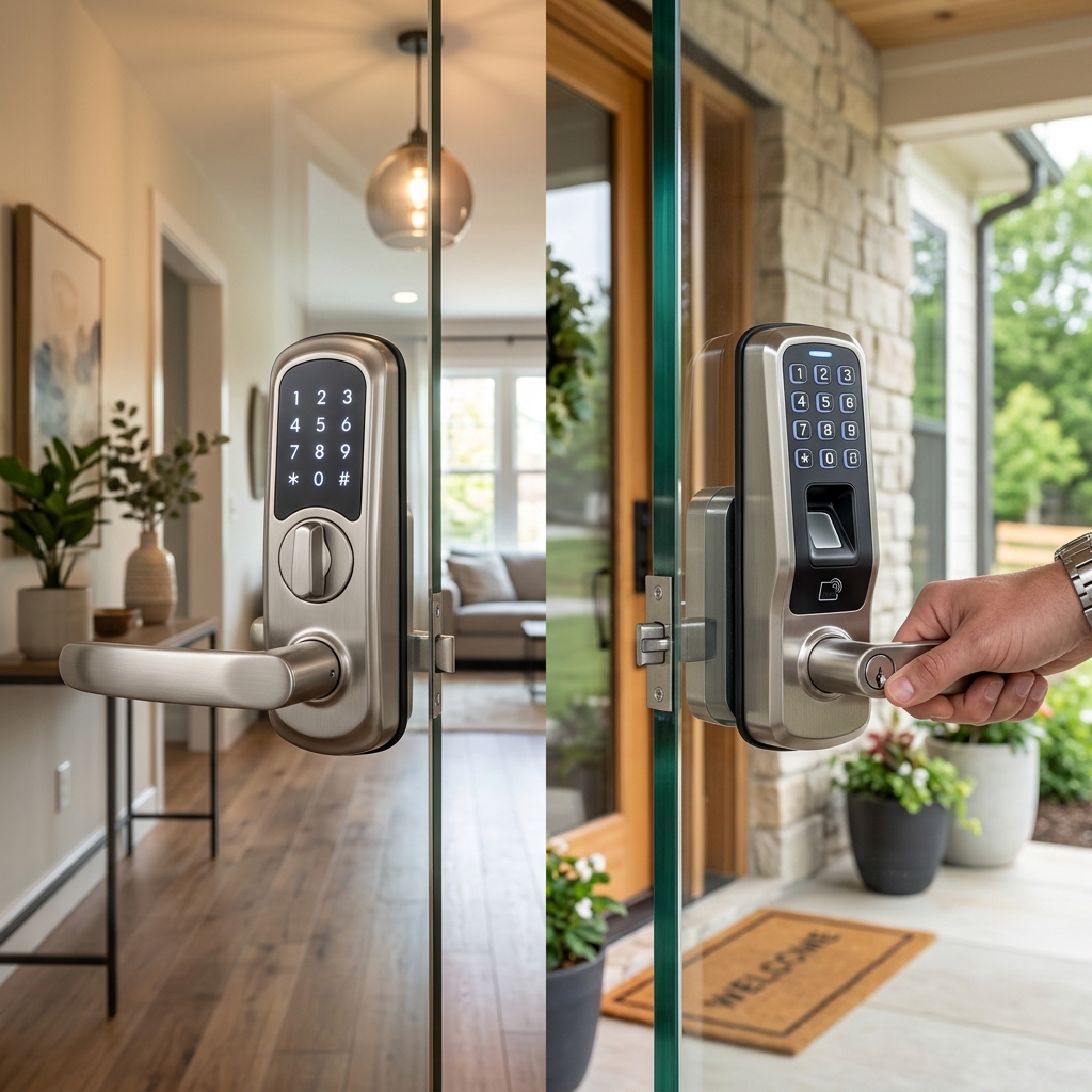 Fechadura Digital Dupla Face para Porta de Vidro: É Mais Segura?