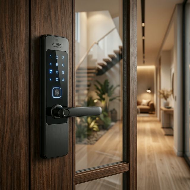 Fechadura Biométrica de Luxo