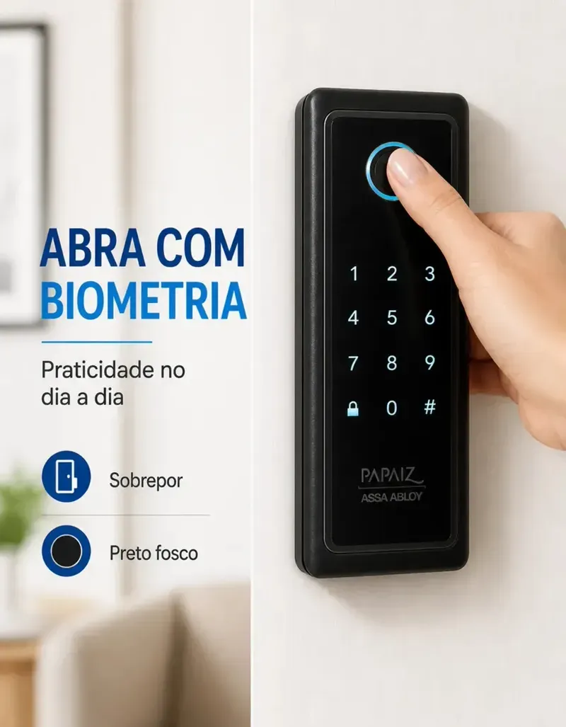 Sensor Biométrico em Detalhe