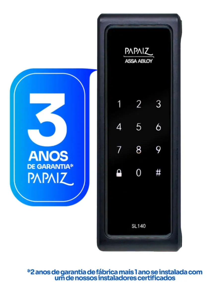Papaiz SL140 Smart Lock Vale a Pena? Análise Completa 2026: Segurança, Biometria e Segredos da Tradicional Marca de Cadeados