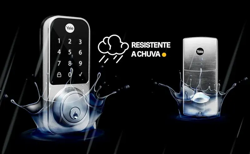 Fechadura IP65 Resistente à Chuva Forte e Tempestades