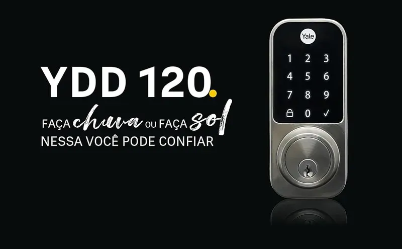 Fechadura IP65 Resistente ao Sol e Chuva Simultaneously