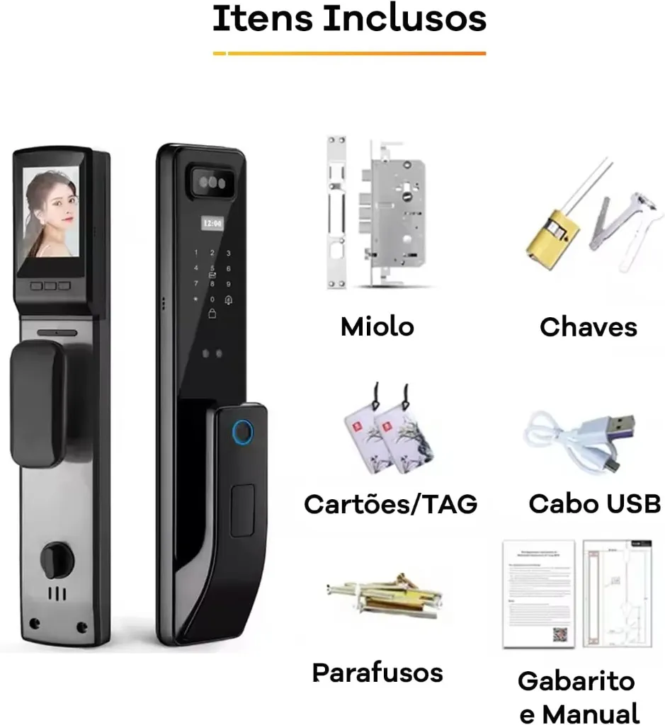 Display LCD e Câmera Embutida